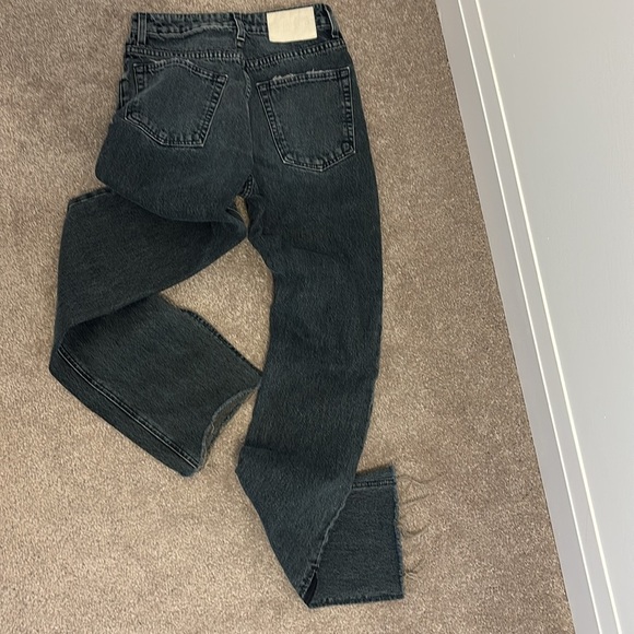 GRLFRND Harlow Highrise bootcut Women's loose Slit hem Jeans - Picture 10 of 17